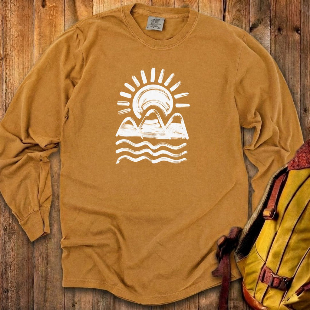 Three Sisters Mountains Cotton Long Sleeve product image 23