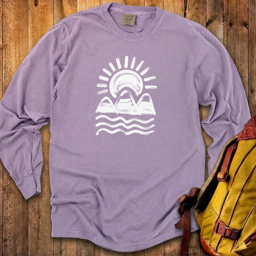 Three Sisters Mountains Cotton Long Sleeve product image 25