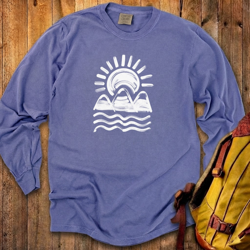Three Sisters Mountains Cotton Long Sleeve product image 29