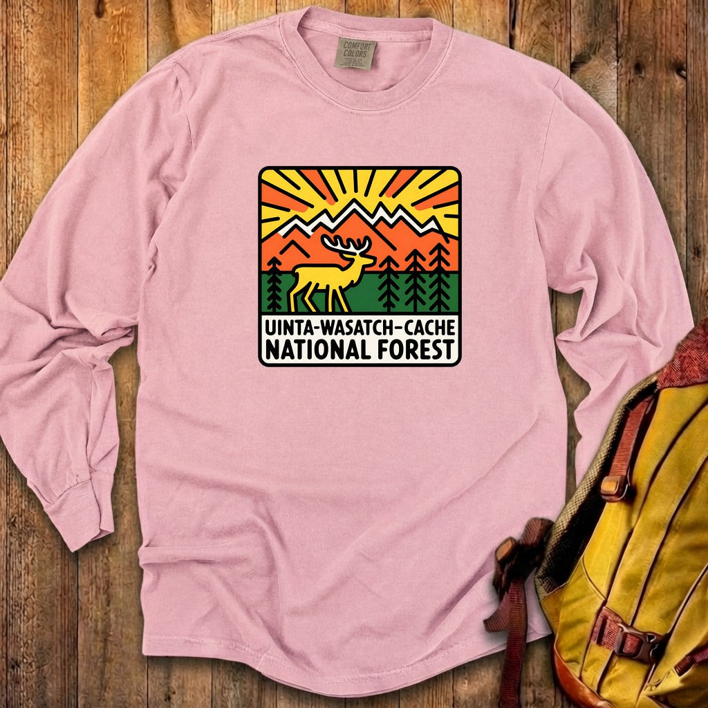 Uinta-Wasatch-Cache National Forest Cotton Long Sleeve product image 7