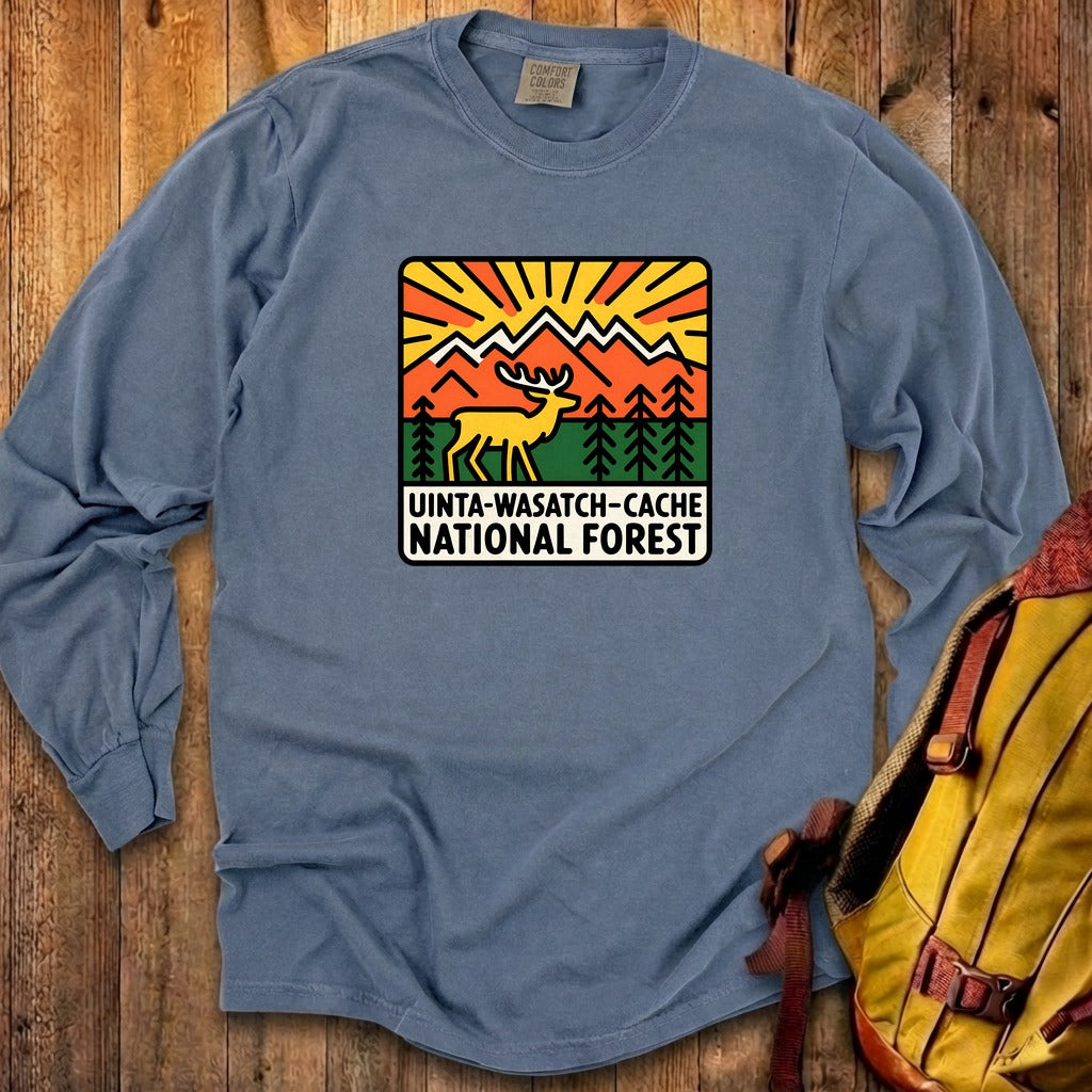 Uinta-Wasatch-Cache National Forest Cotton Long Sleeve product image 9
