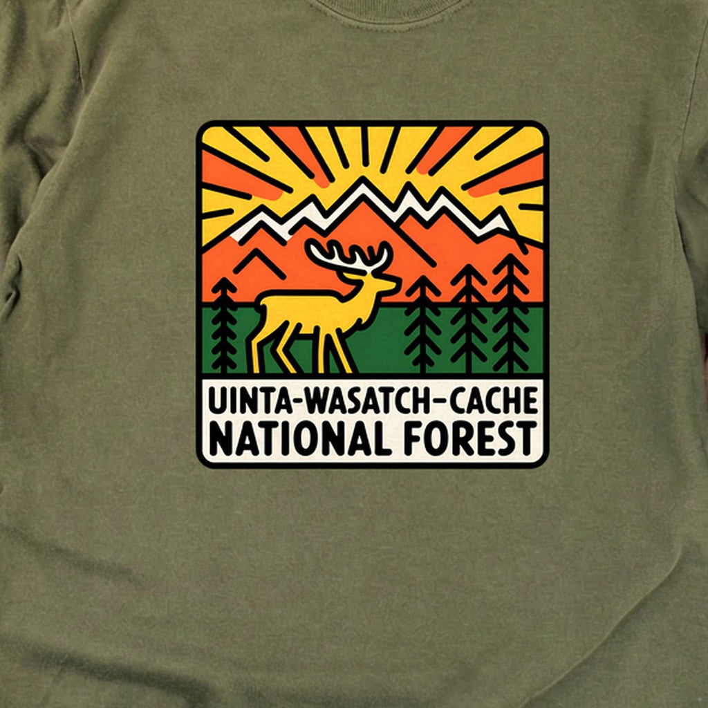Uinta-Wasatch-Cache National Forest Cotton Long Sleeve product image 2