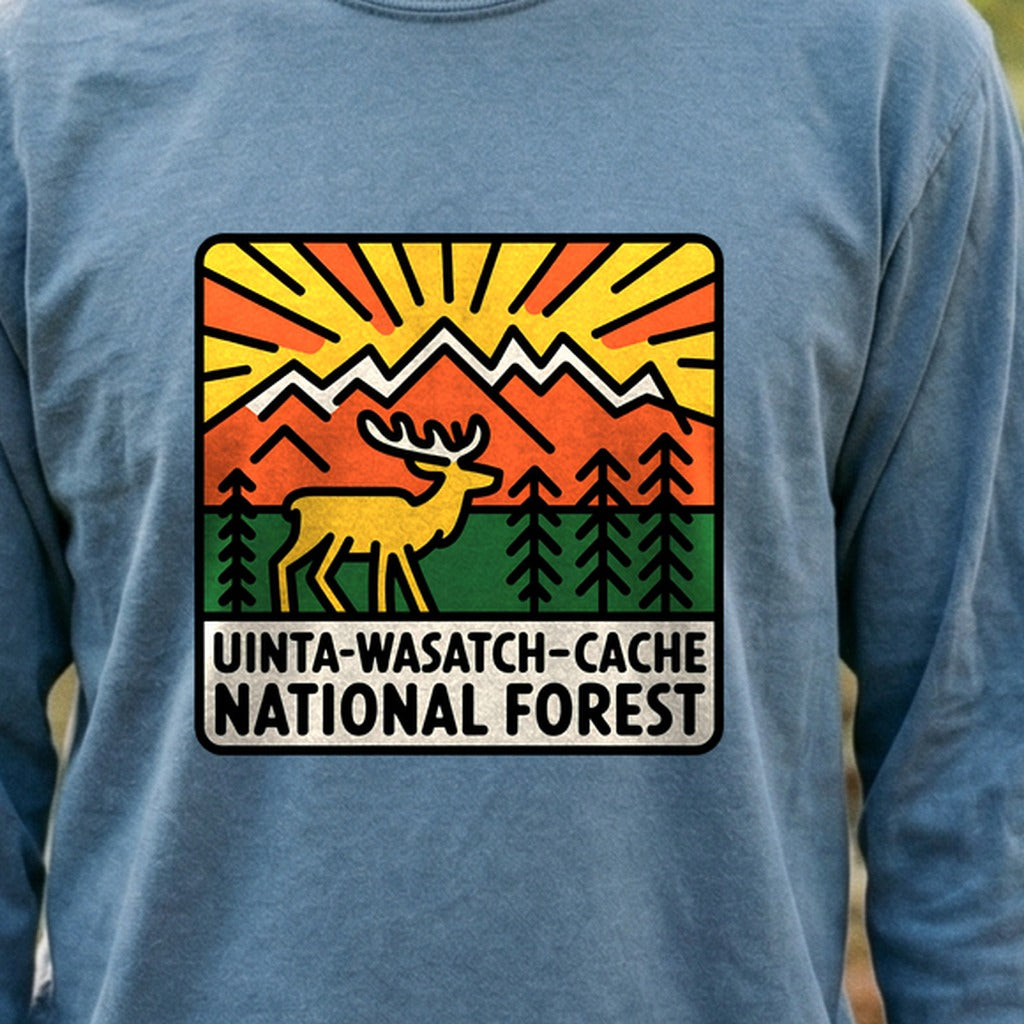 Uinta-Wasatch-Cache National Forest Cotton Long Sleeve product image 3