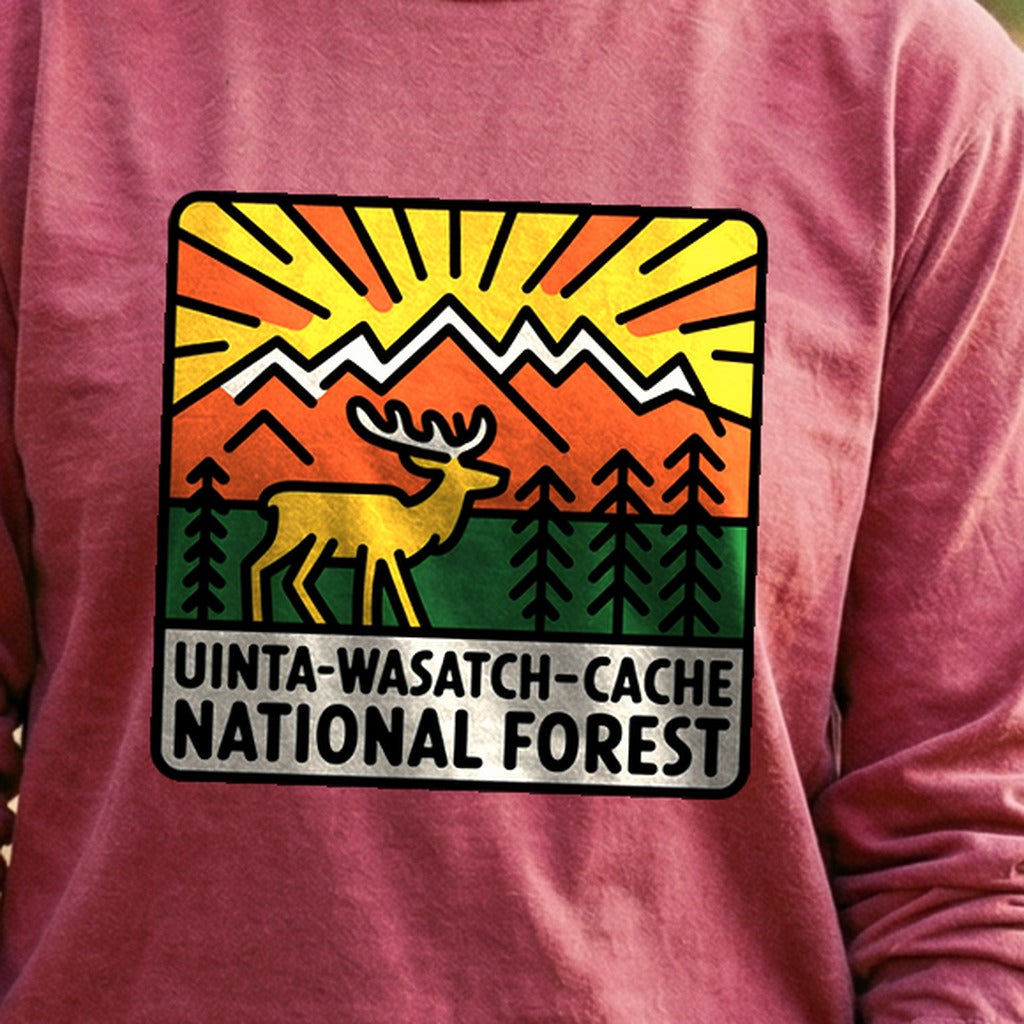 Uinta-Wasatch-Cache National Forest Cotton Long Sleeve product image 5