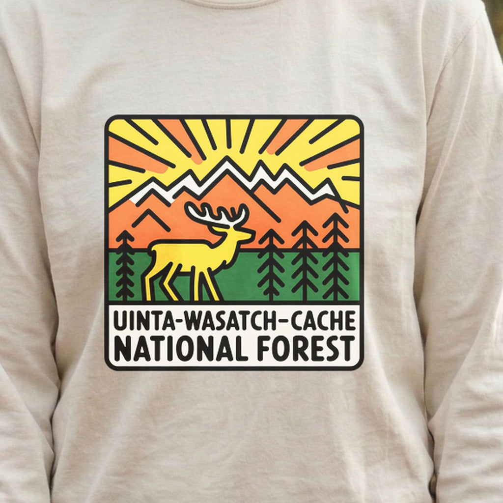 Uinta-Wasatch-Cache National Forest Cotton Long Sleeve product image 6