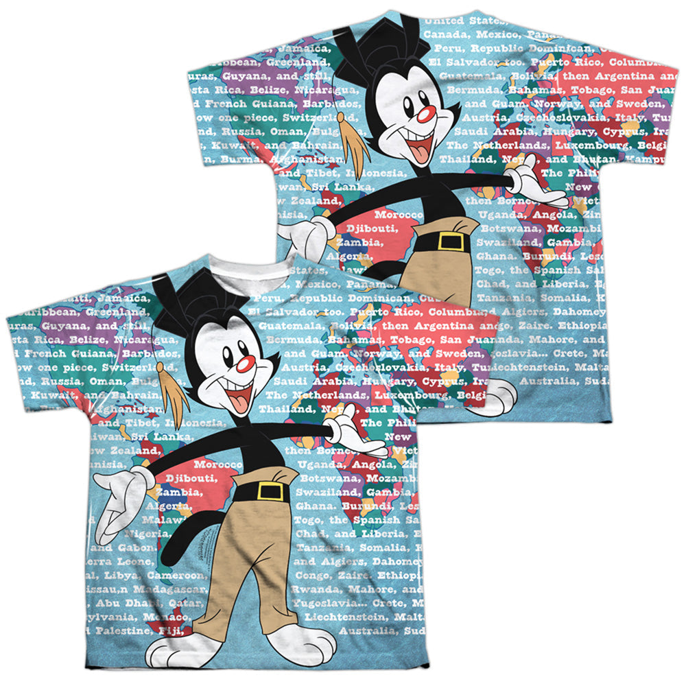 Animaniacs - Yakko World (Front - Back Print) Youth Short product image 1