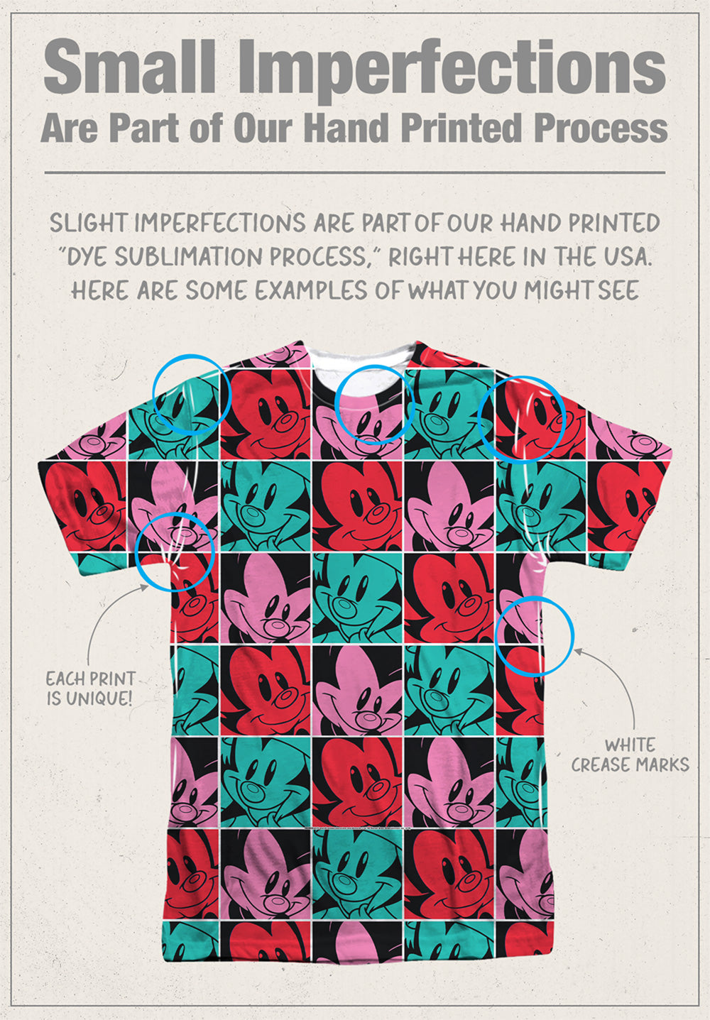 Animaniacs - Squares Adult Regular Fit Short Sleeve 100% product image 1