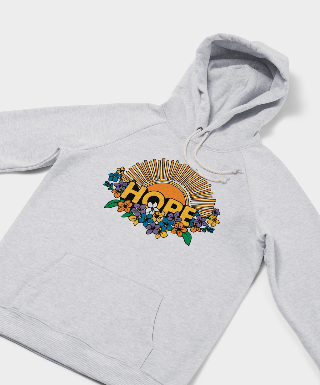 Women's Hope Sun And Flowers Hoodie product image 2