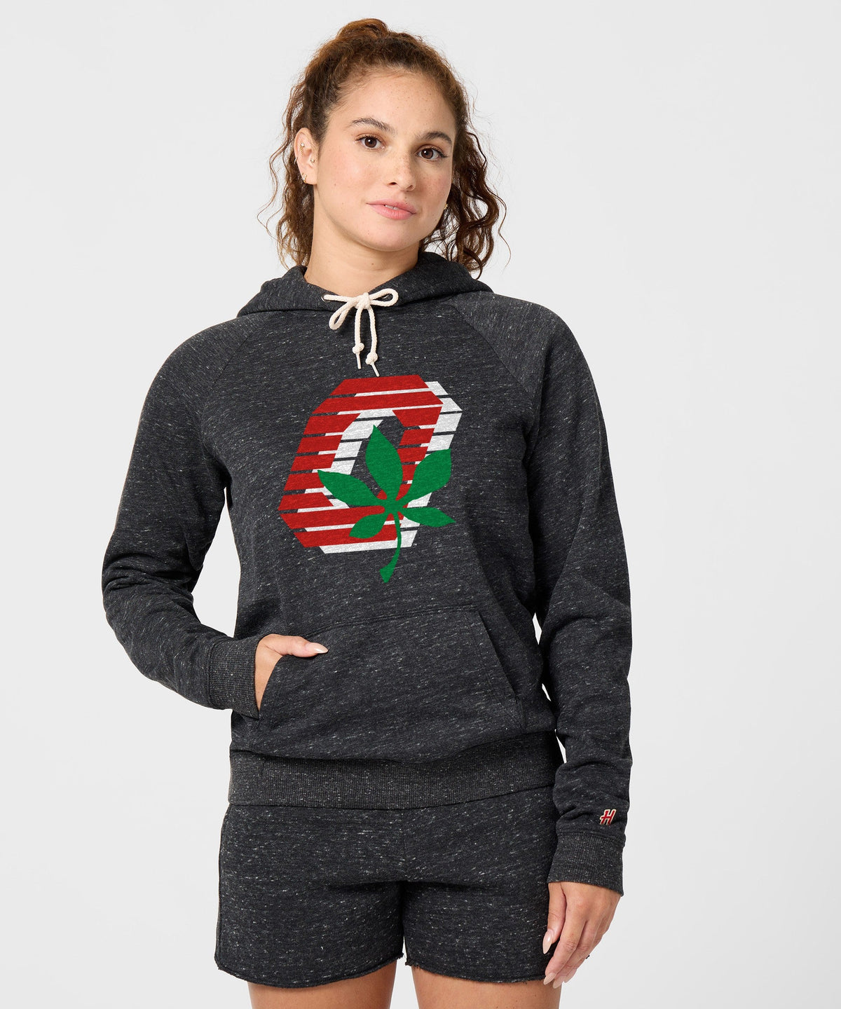 Women's Ohio State Buckeye Leaf Hoodie product image 3