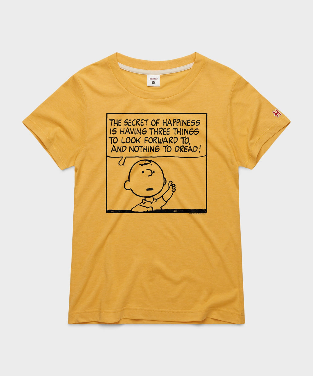 Women's Peanuts Charlie Brown Secret Of Happiness product image 1