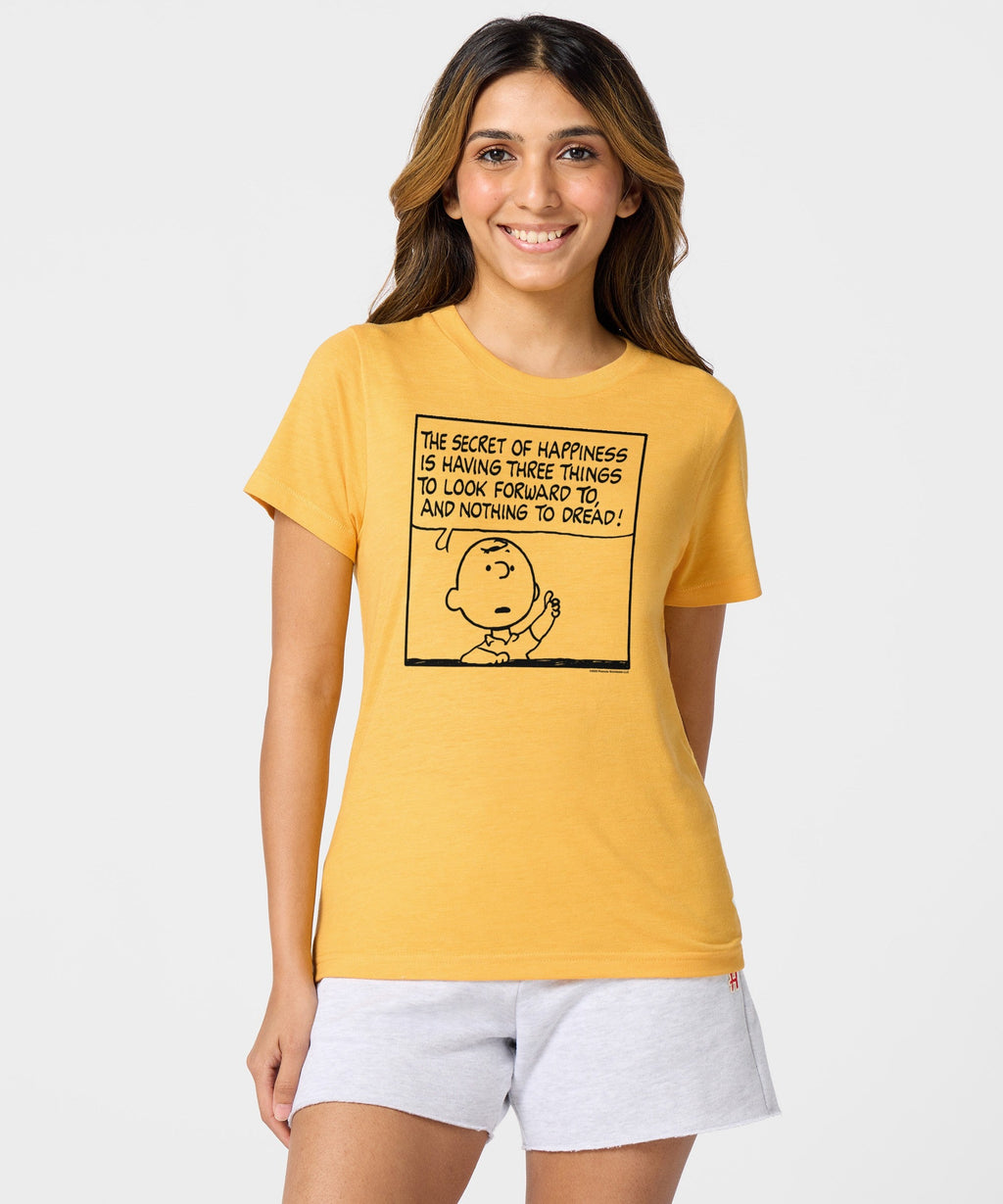 Women's Peanuts Charlie Brown Secret Of Happiness product image 3