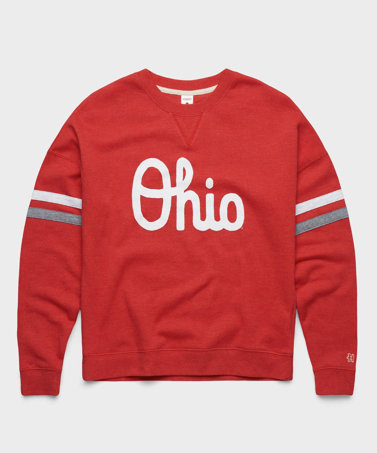 Women's Script Ohio Arm Band Drop Shoulder Crewneck product image 1