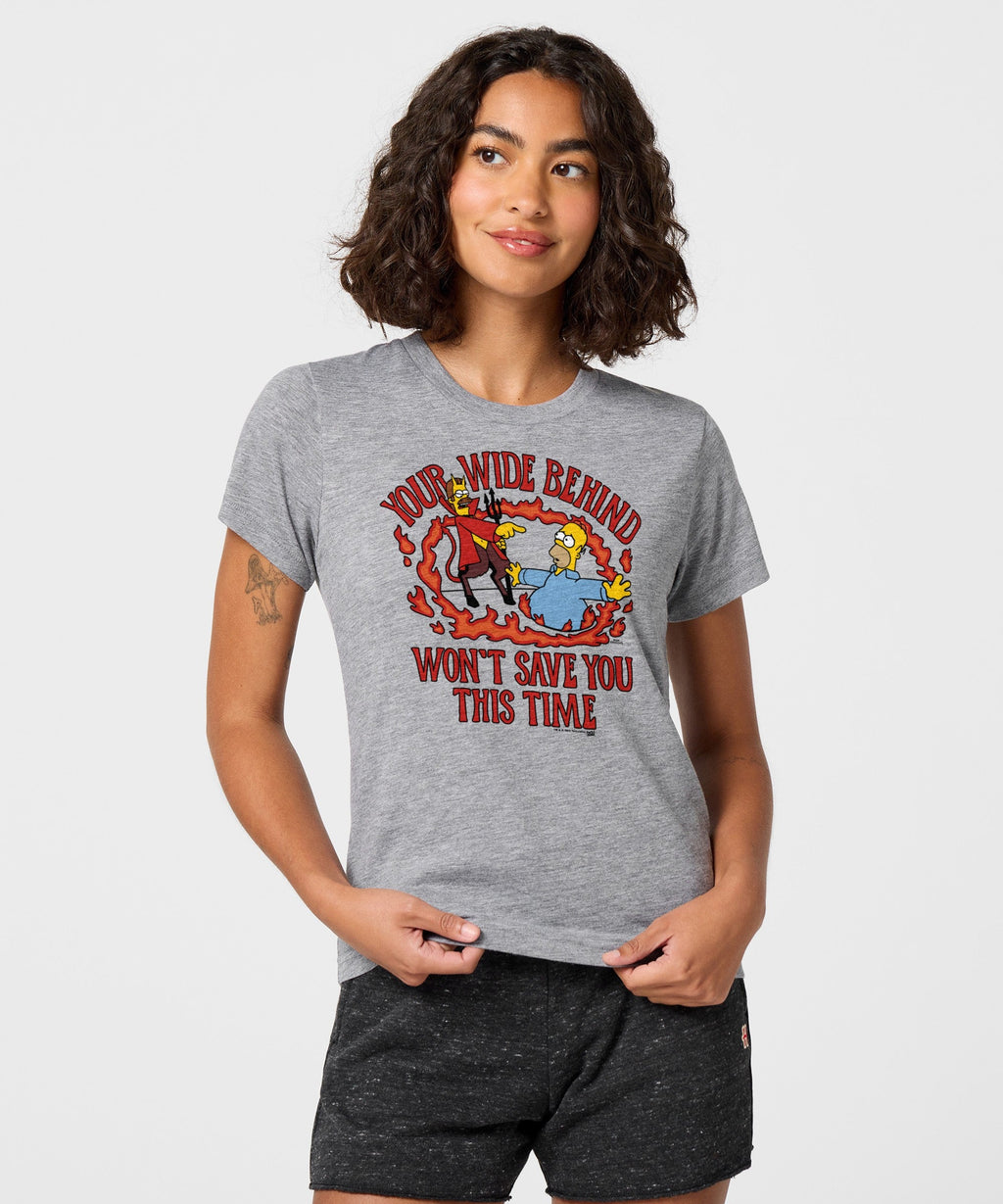 Women's The Simpsons Your Wide Behind Won't Save You This product image 3