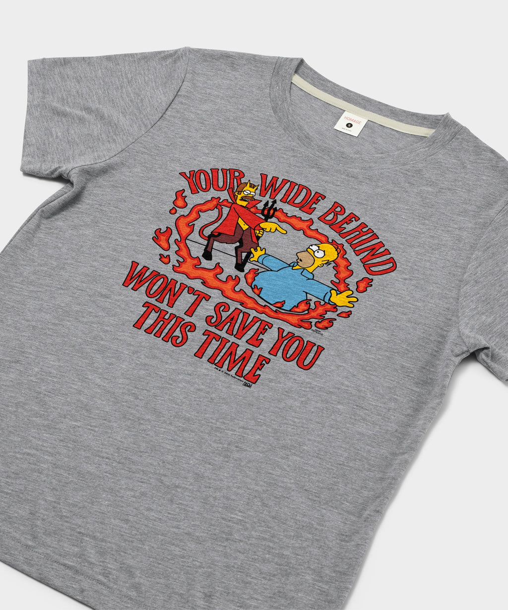 Women's The Simpsons Your Wide Behind Won't Save You This product image 2