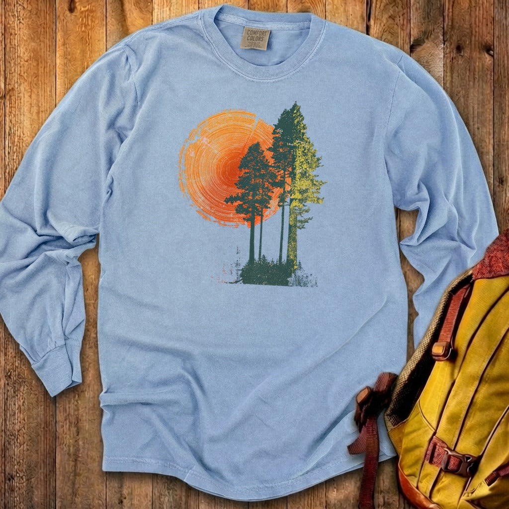 Woodcut Pines Cotton Long Sleeve product image 13