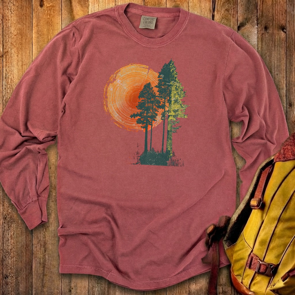 Woodcut Pines Cotton Long Sleeve product image 15