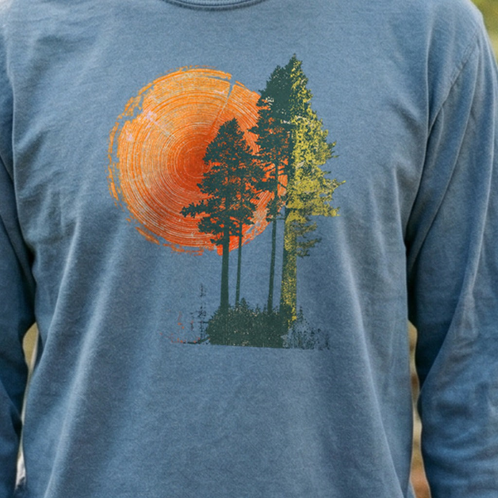 Woodcut Pines Cotton Long Sleeve product image 3