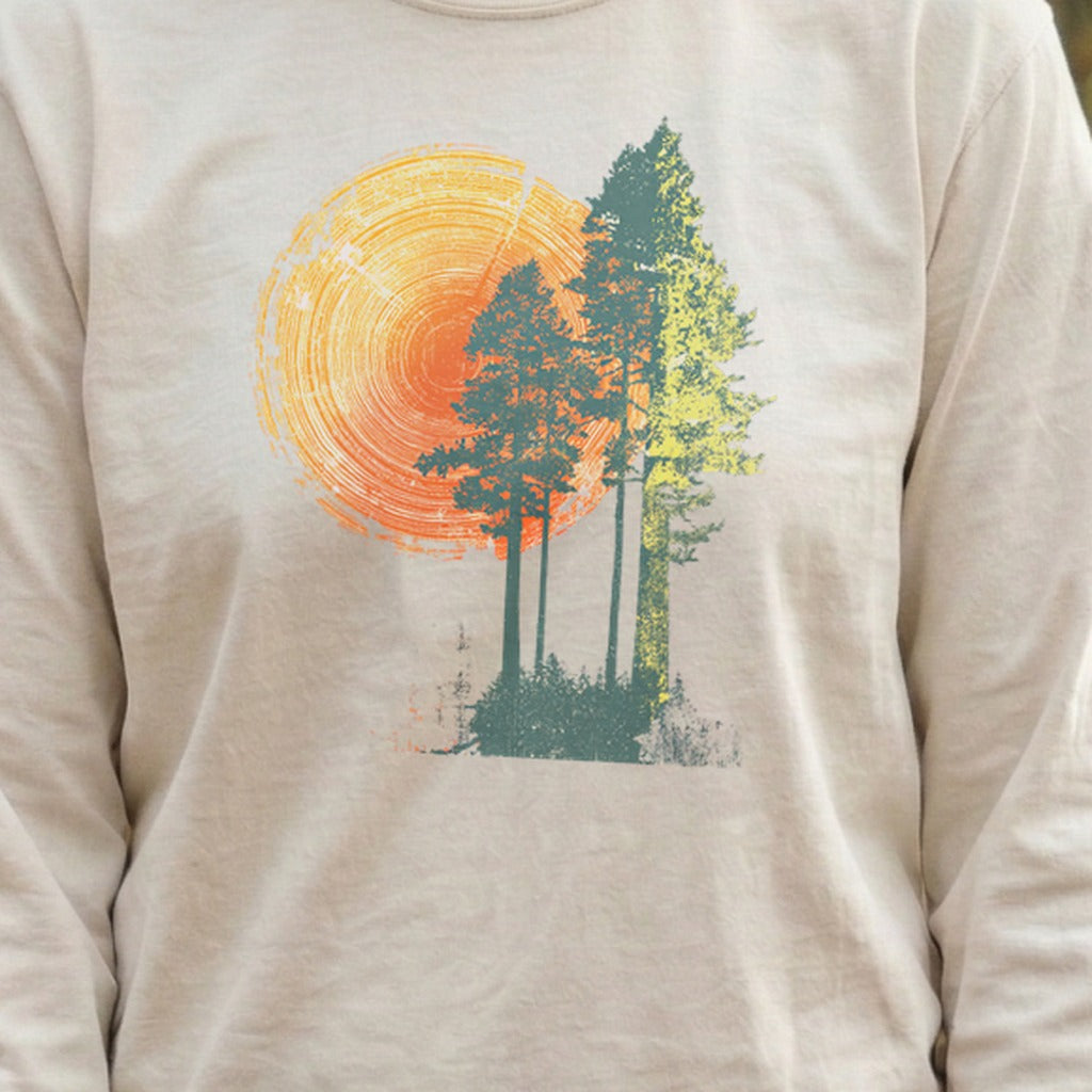 Woodcut Pines Cotton Long Sleeve product image 6
