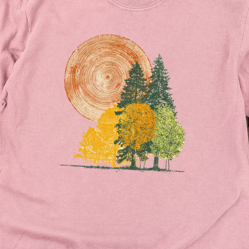Woodcut Stamped Forest Cotton Long Sleeve product image 8
