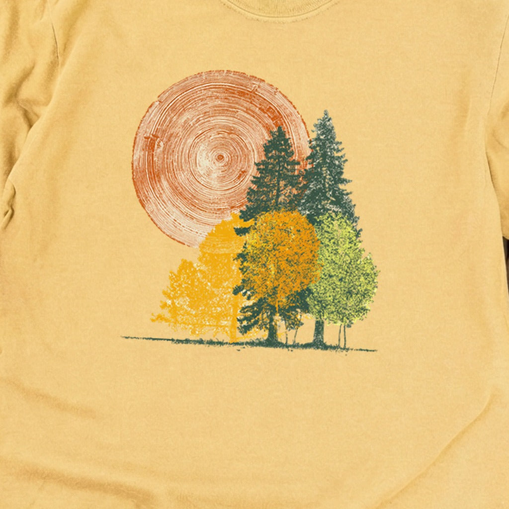 Woodcut Stamped Forest Cotton Long Sleeve product image 12