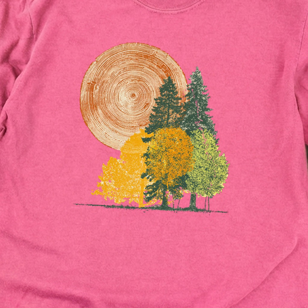 Woodcut Stamped Forest Cotton Long Sleeve product image 18