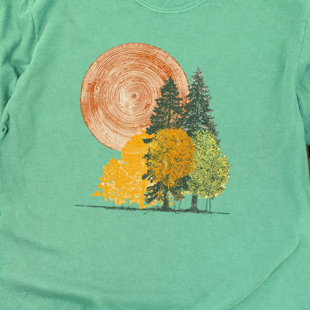 Woodcut Stamped Forest Cotton Long Sleeve product image 22