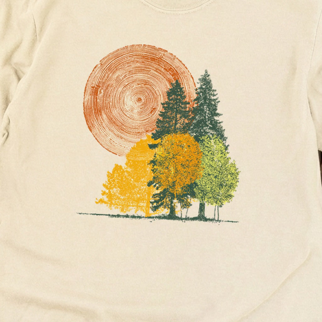 Woodcut Stamped Forest Cotton Long Sleeve product image 24