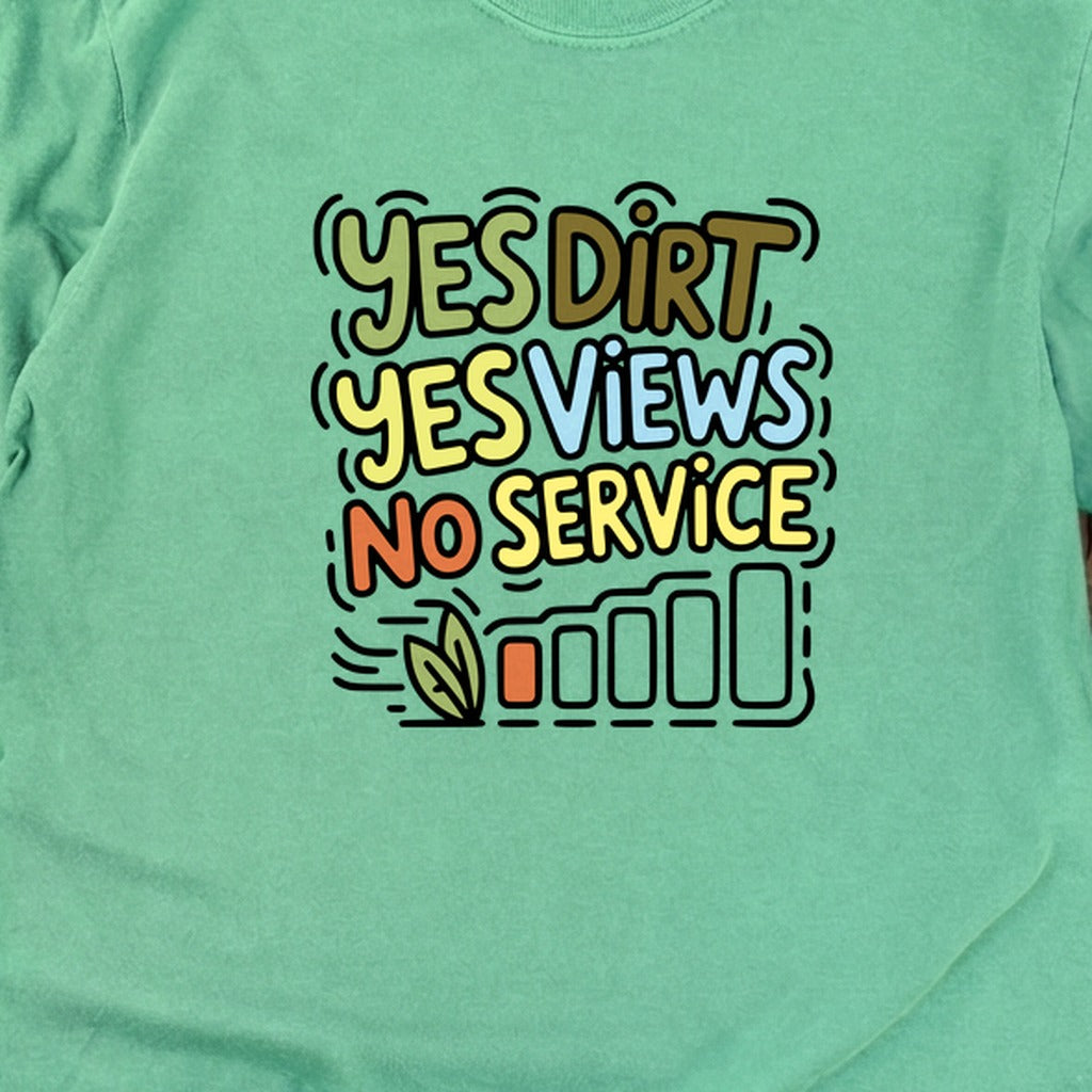 Yes Dirt Views No Service Cotton Long Sleeve product image 20