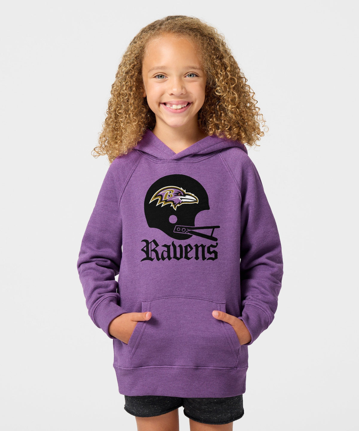 Youth Baltimore Ravens Big Helmet Hoodie product image 3