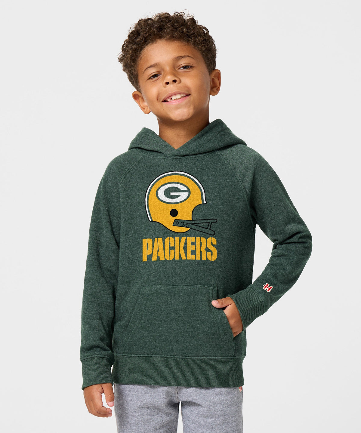 Youth Green Bay Packers Big Helmet Hoodie product image 3