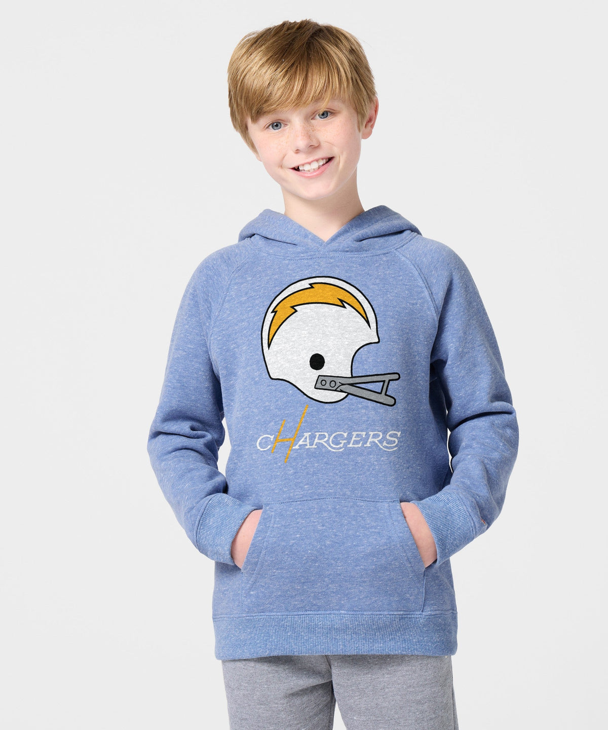 Youth Los Angeles Chargers Big Helmet Hoodie product image 3
