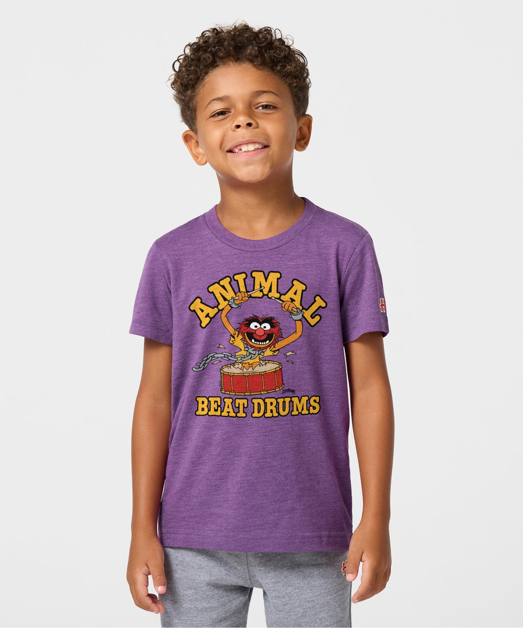 Youth Muppets Animal Beat Drums T-Shirt product image 3