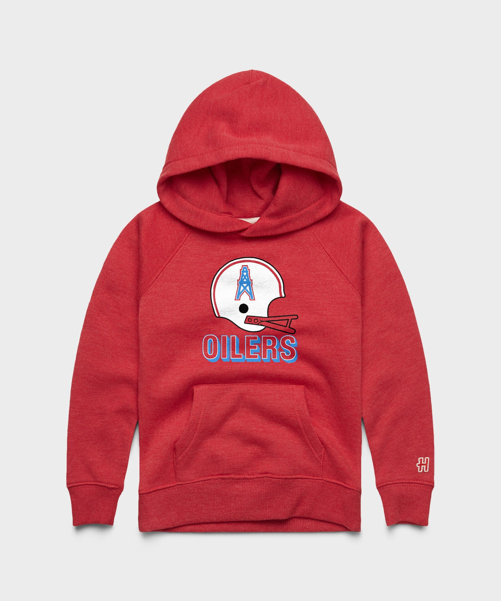 Youth Oilers Football Big Helmet Hoodie product image 1