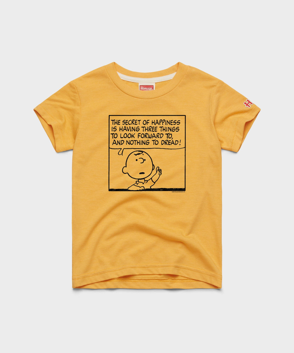 Youth Peanuts Charlie Brown Secret Of Happiness product image 1