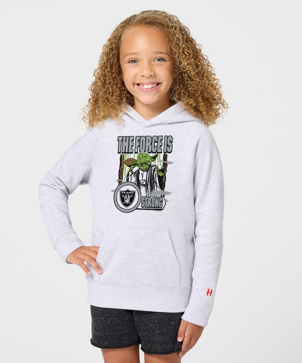 Youth Star Wars x Las Vegas Raiders Light Side Hoodie product image 3