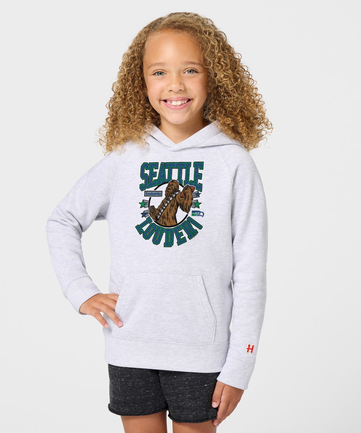 Youth Star Wars x Seattle Seahawks Light Side Hoodie product image 3
