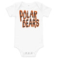Orange & Black Polar Bears Infant Onesie