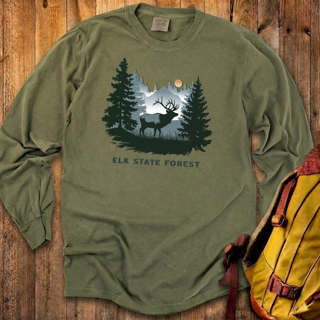 Elk State Forest Cotton Long Sleeve product image 1