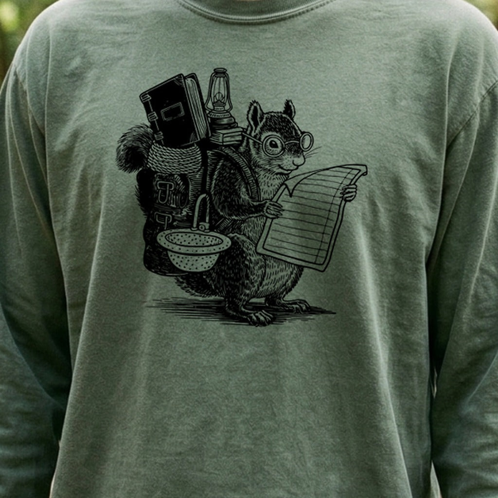 The Packademic Squirrel Cotton Long Sleeve product image 4