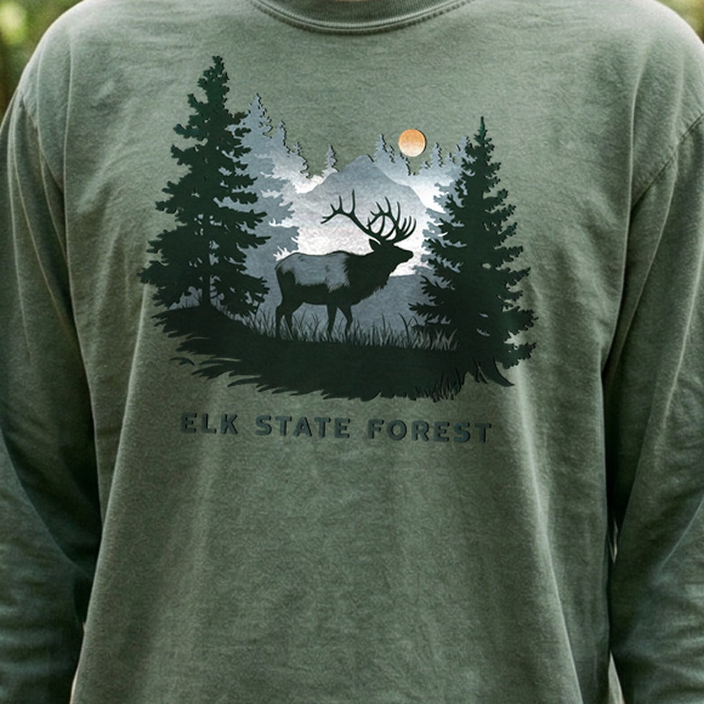 Elk State Forest Cotton Long Sleeve product image 4