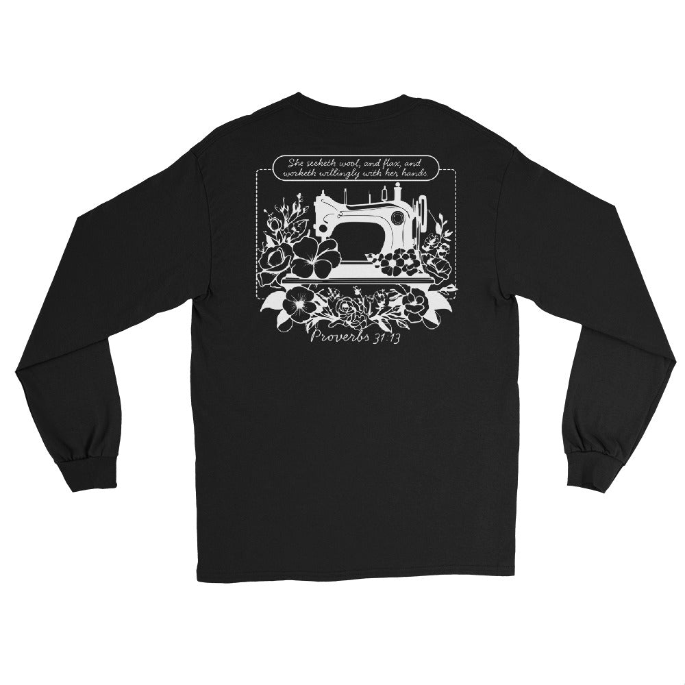 Chloe's Stitches Long Sleeve FRONT/BACK