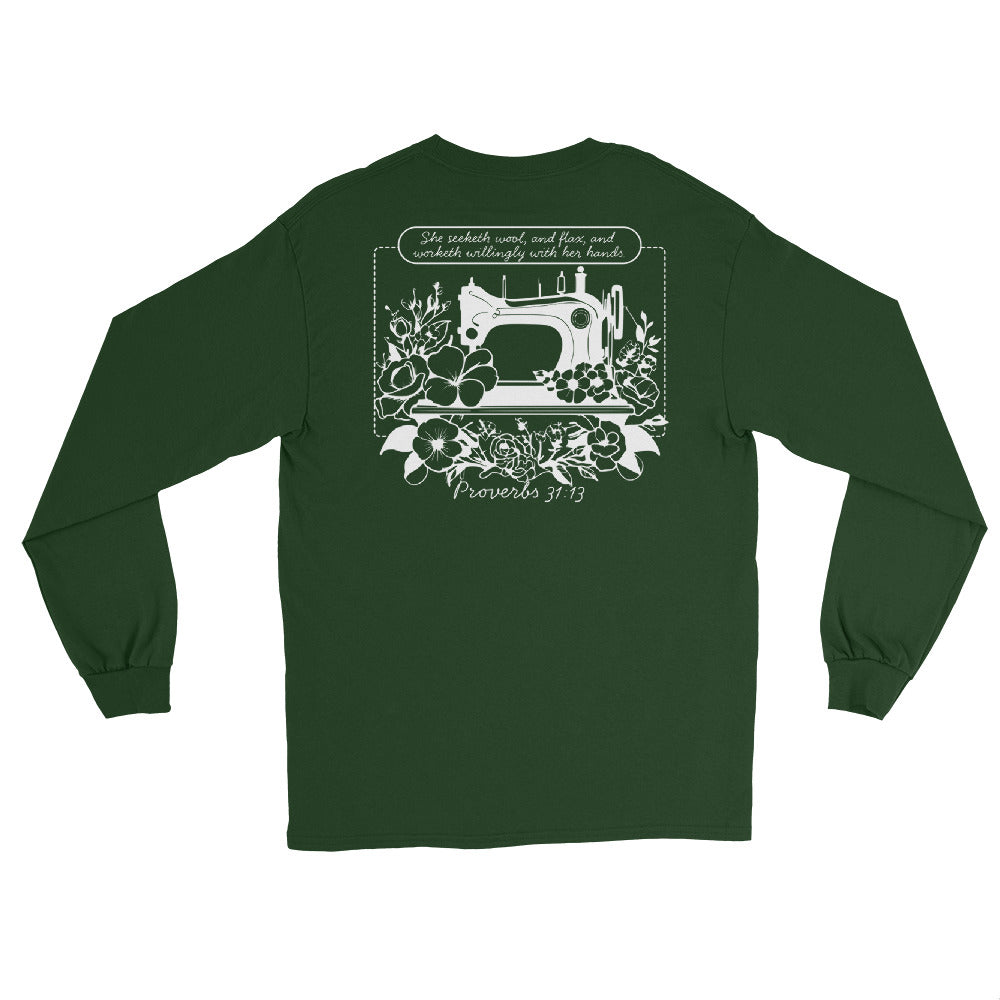 Chloe's Stitches Long Sleeve FRONT/BACK