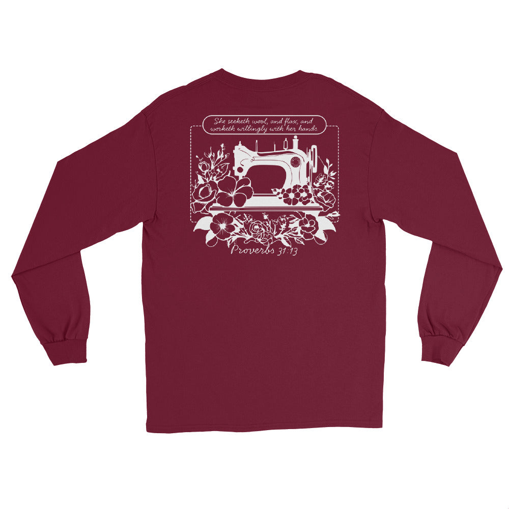 Chloe's Stitches Long Sleeve FRONT/BACK