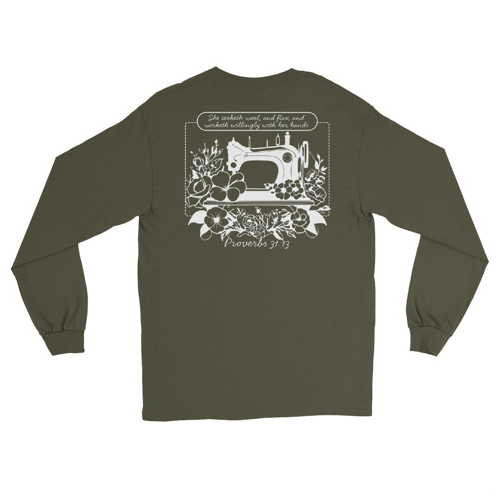 Chloe's Stitches Long Sleeve FRONT/BACK