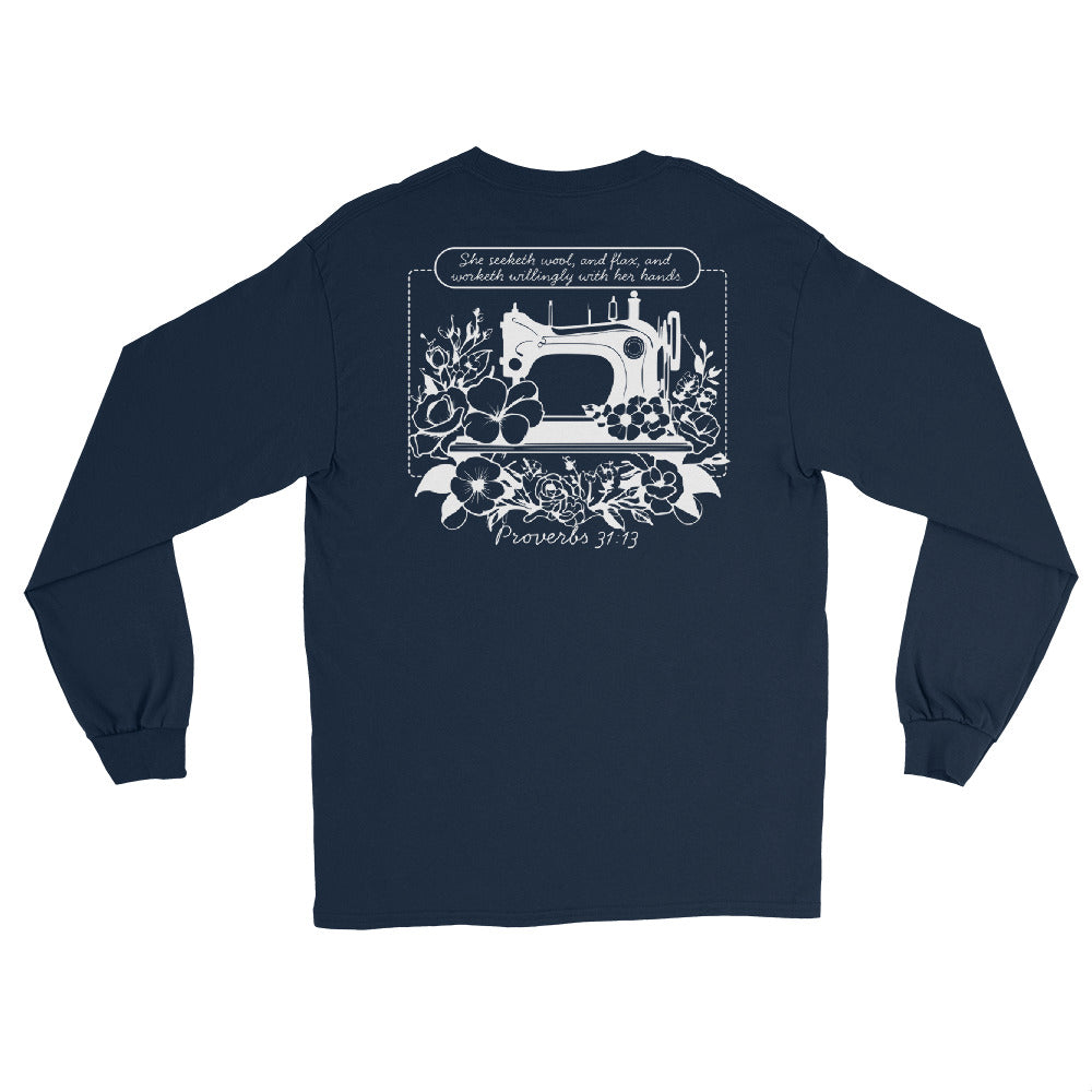 Chloe's Stitches Long Sleeve FRONT/BACK