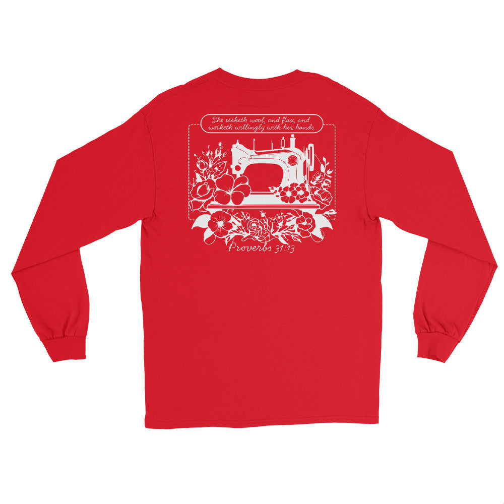 Chloe's Stitches Long Sleeve FRONT/BACK