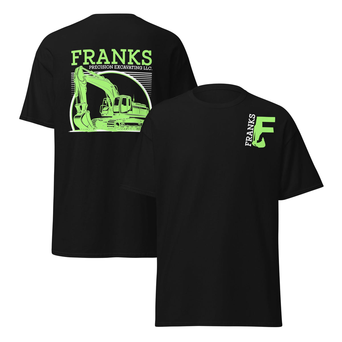 Franks Precision Excavating Front and Back Heavy Cotton product image 1
