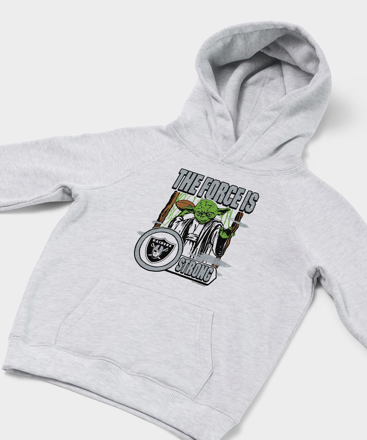 Youth Star Wars x Las Vegas Raiders Light Side Hoodie product image 2